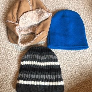 3 winter hats for baby
